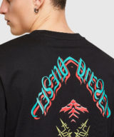 Camiseta diesel manga corta con motivos gráficos en la espalda