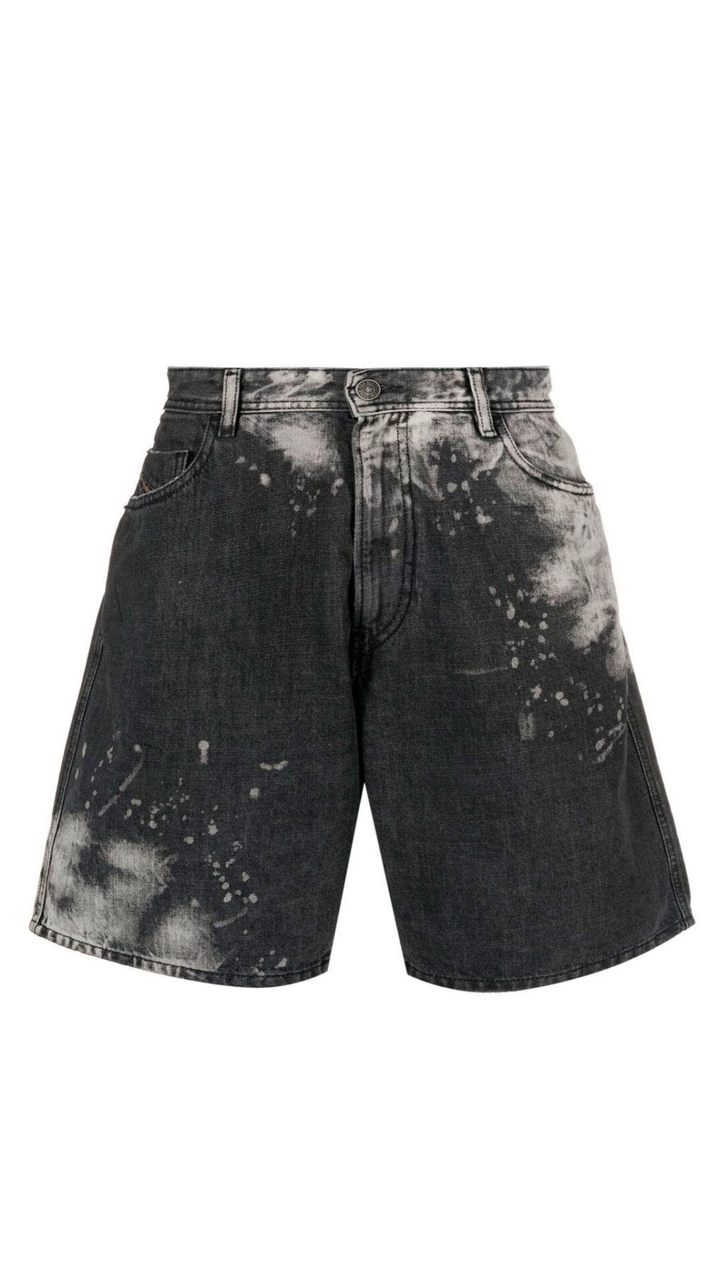 Bermudas diesel vaqueras con motivos desteñidos