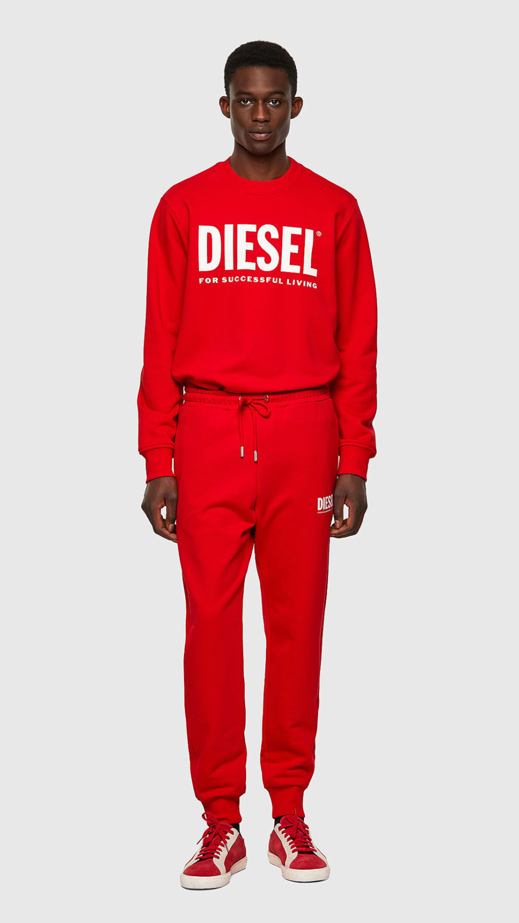 Pantalón Diesel deportivo Green Label con estampado del logotipo