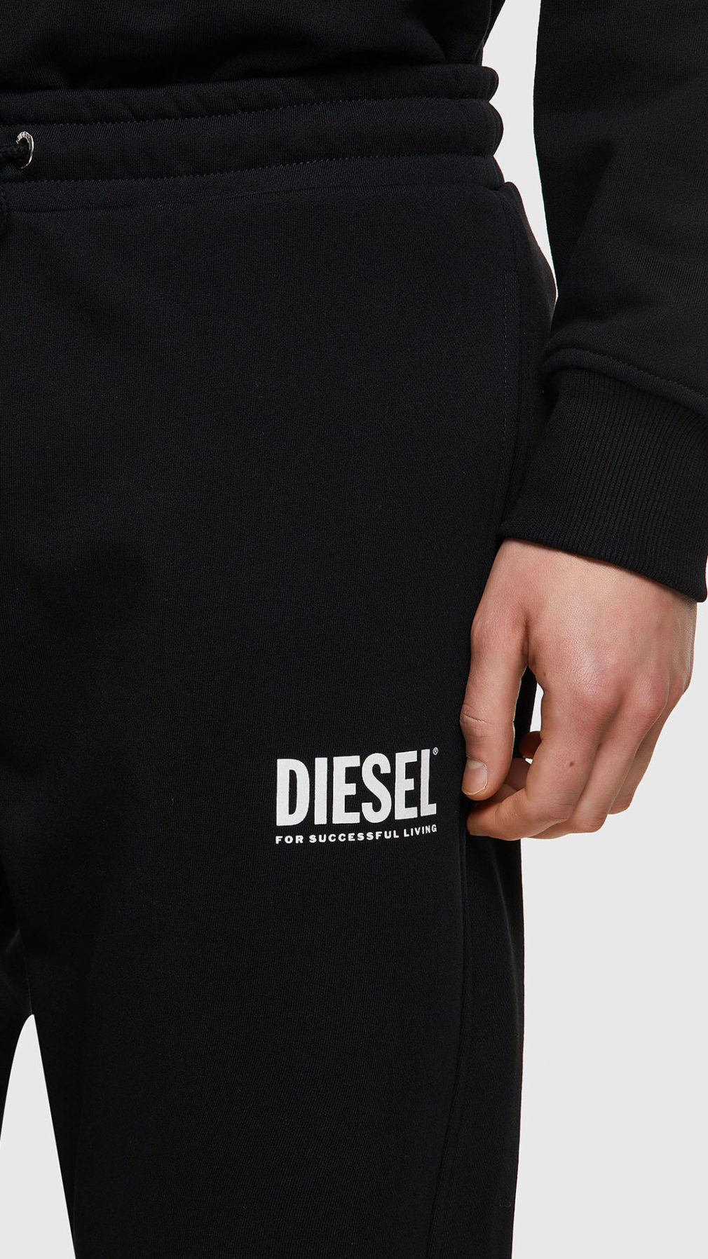 Pantalón Diesel deportivo Green Label con estampado del logotipo