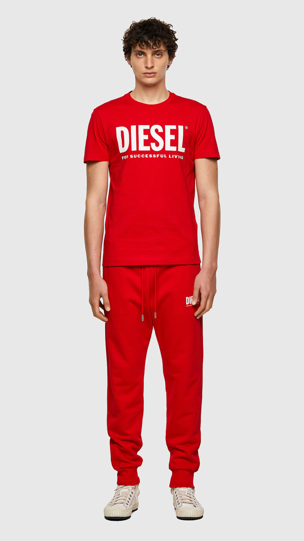 Camiseta Diesel Green Label con estampado del logotipo