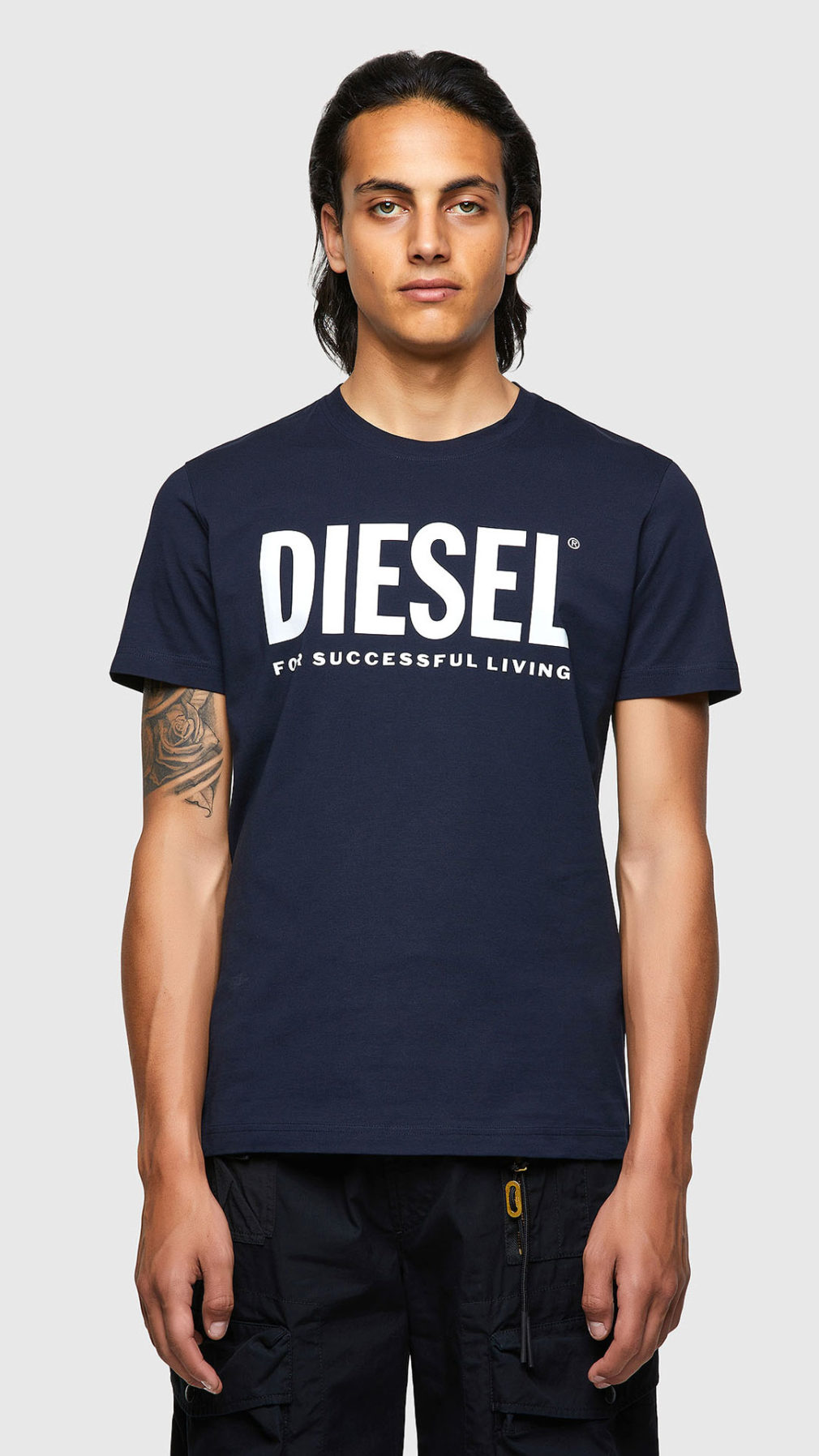 Camiseta Diesel Green Label con estampado del logotipo