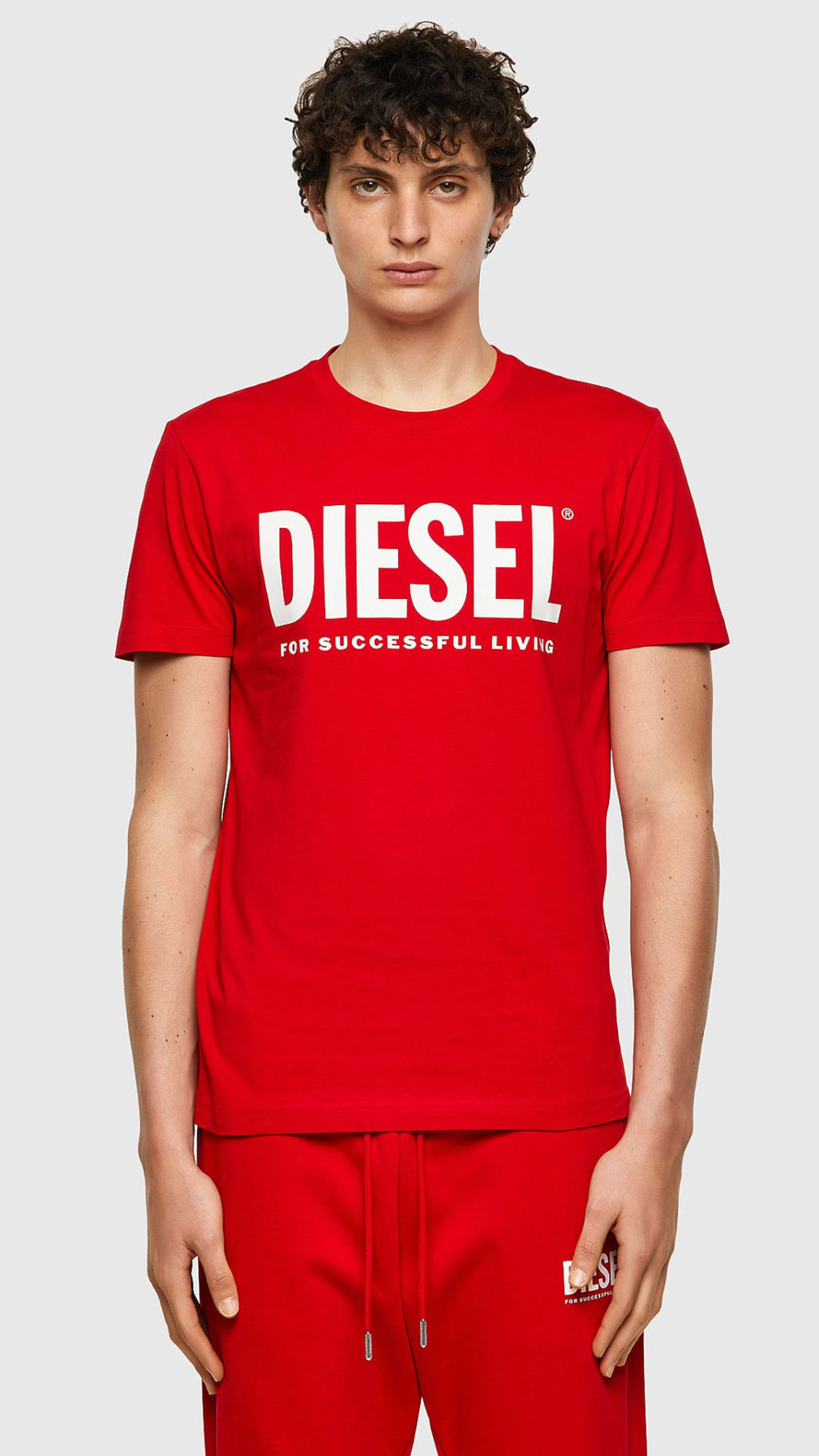 Camiseta Diesel Green Label con estampado del logotipo