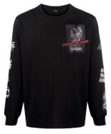 Camiseta diesel manga larga con estampado.
