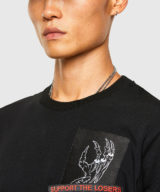Camiseta diesel manga larga con estampado.