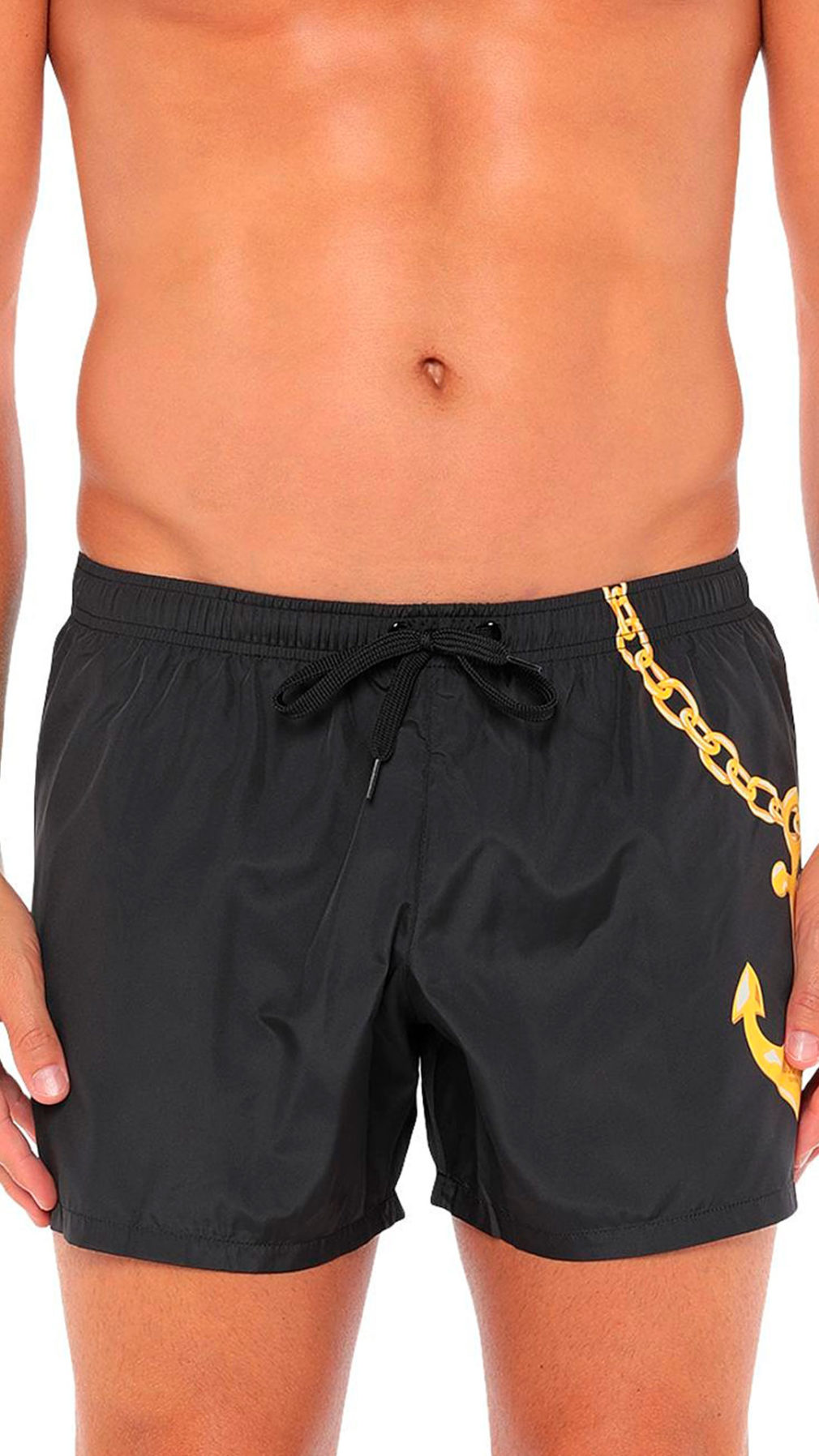 Bañador moschino largo medio ancla en lateral