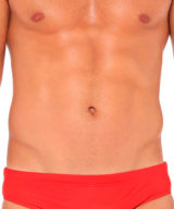 Bañador moschino teddy con logo parte trasera