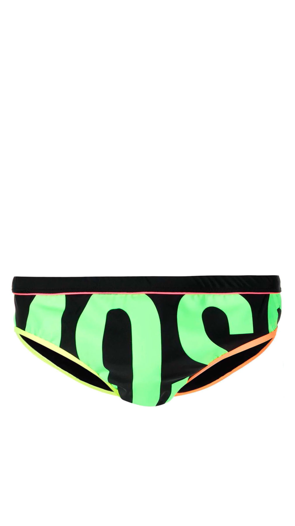 Bañador moschino modelo slip con logo en colores