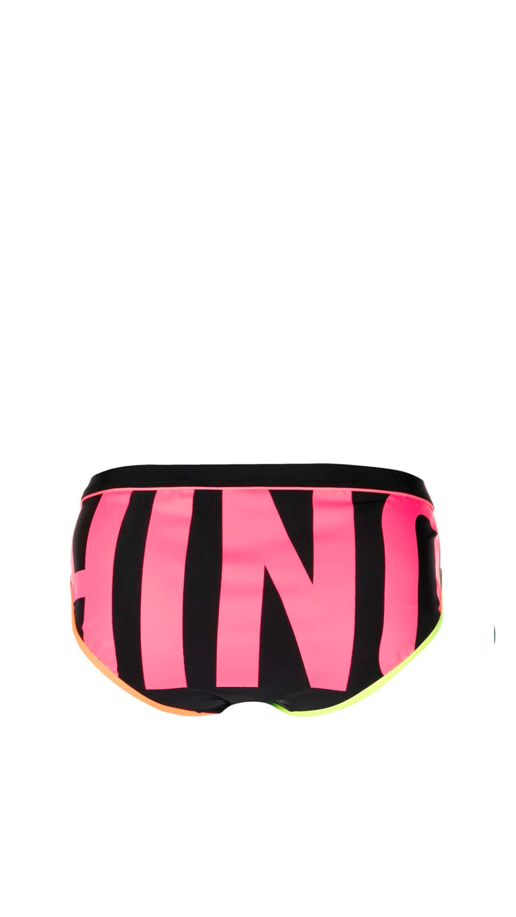 Bañador moschino modelo slip con logo en colores