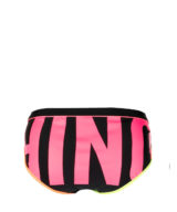 Bañador moschino modelo slip con logo en colores