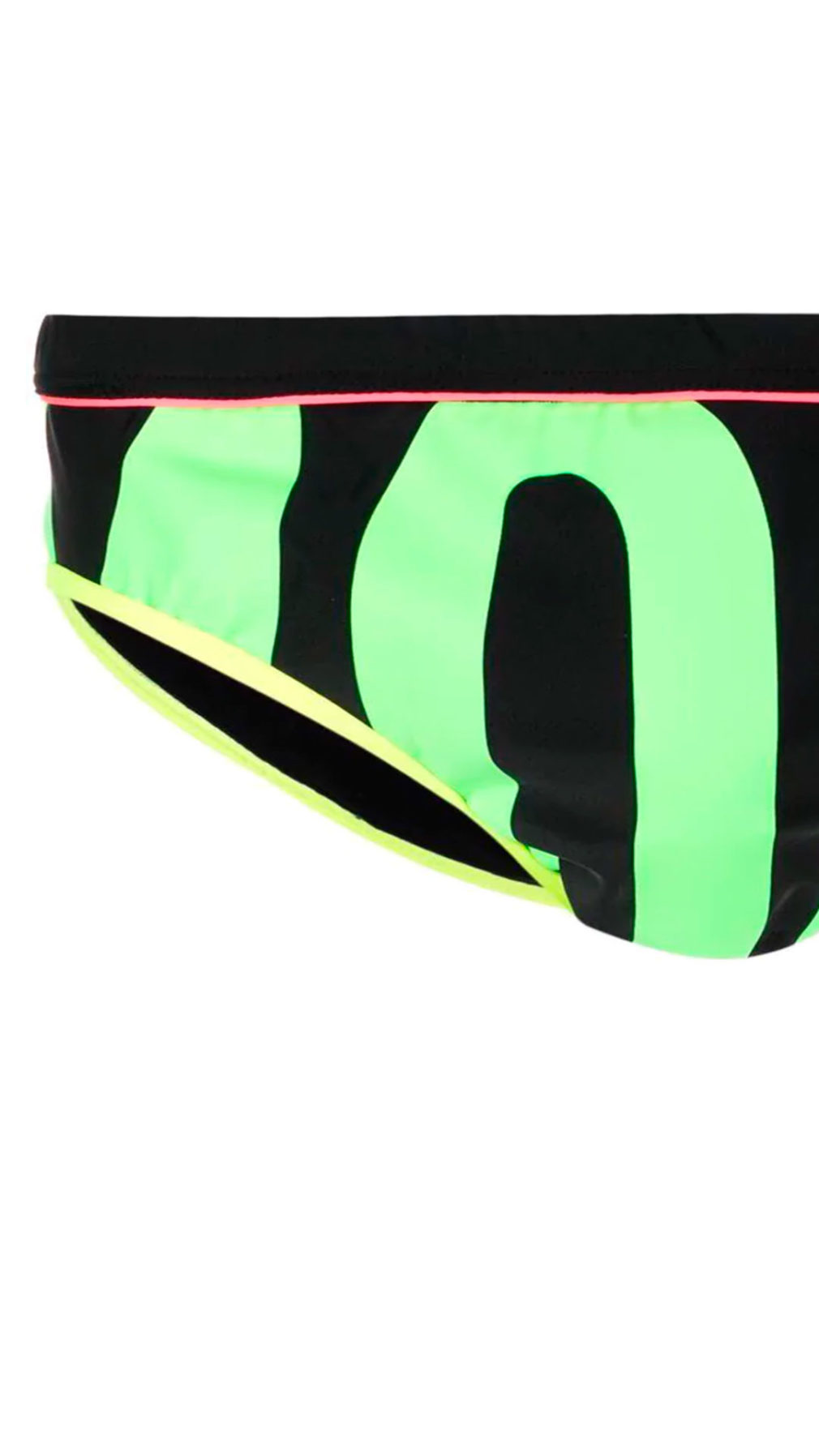 Bañador moschino modelo slip con logo en colores