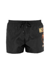 Bañador moschino largo medio logo en lateral