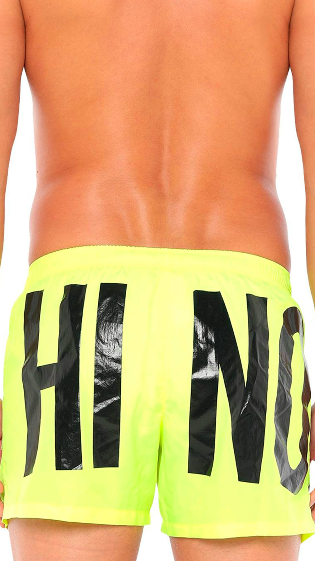 Bañador moschino logo largo medio