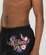 Bañador moschino largo medio  logo en el lateral