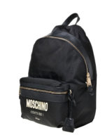 Mochila Moschino con logo en relieve dorado