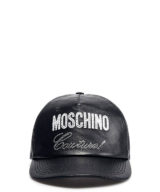 Gorra Moschino logo con pedrería en la parte delantera