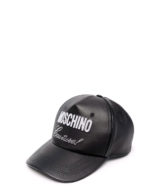 Gorra Moschino logo con pedrería en la parte delantera