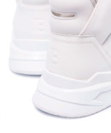 Deportiva balmain alta de piel