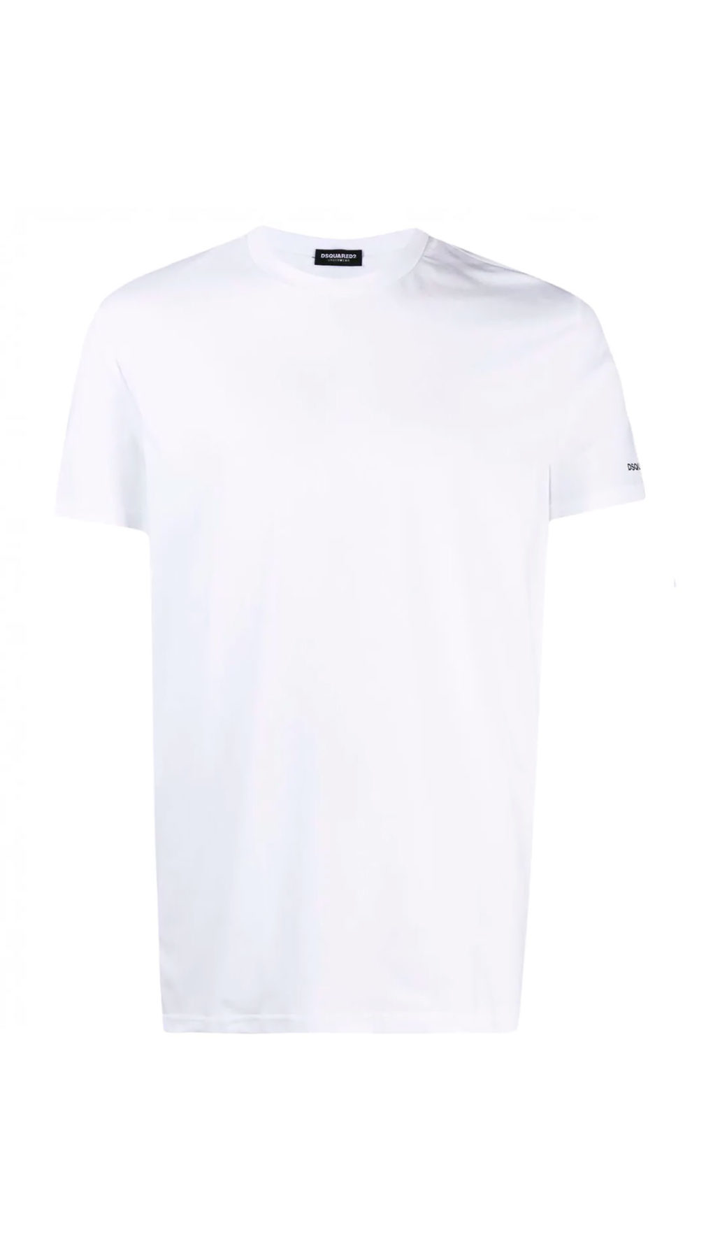 Camiseta dsquared2 manga corta básica con logo en el brazo