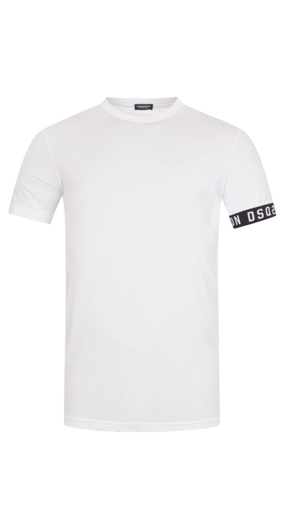 Camiseta dsquared2 manga corta con logo en manga