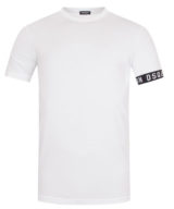 Camiseta dsquared2 manga corta con logo en manga