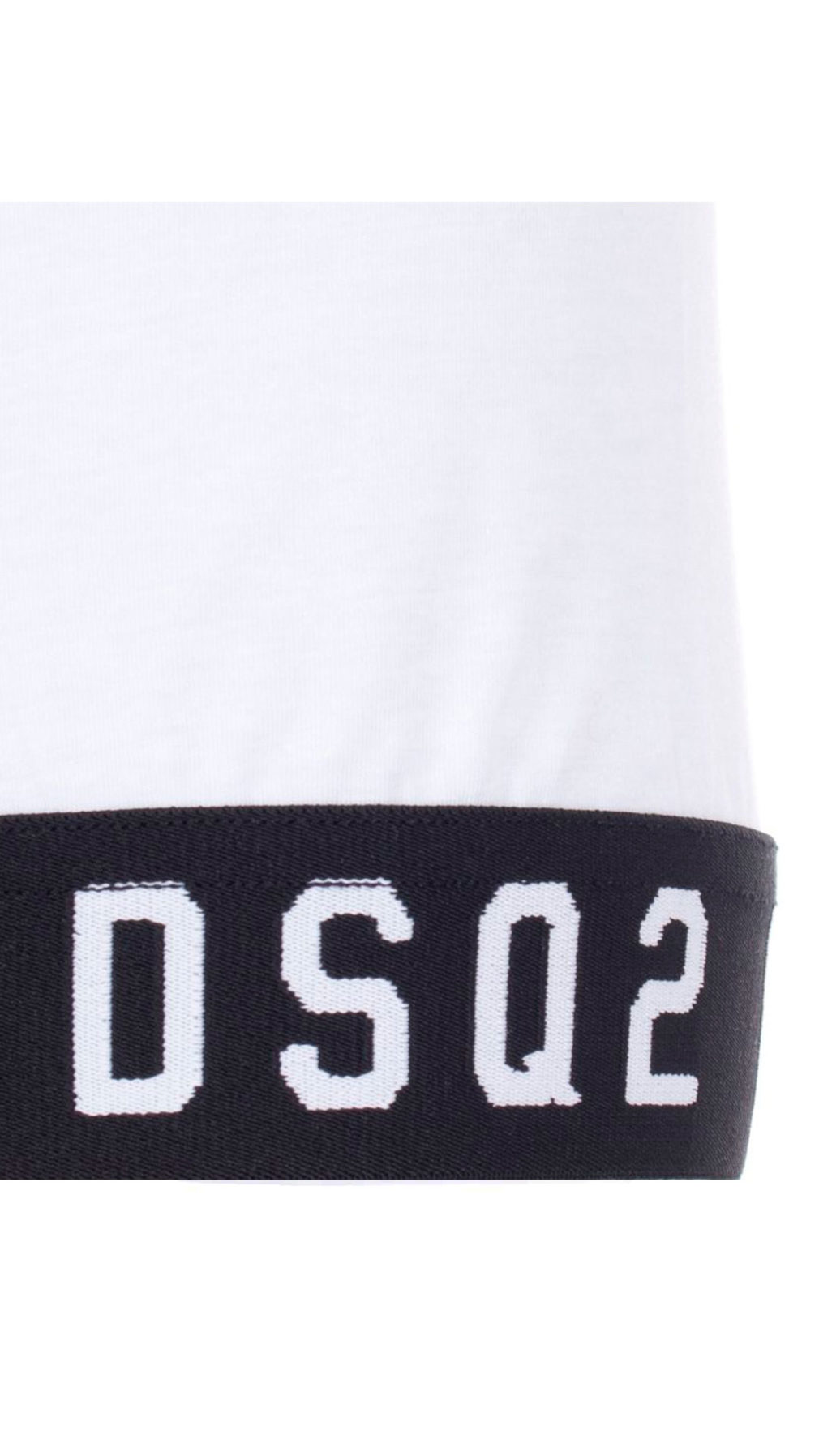 Camiseta dsquared2 manga corta con logo en manga