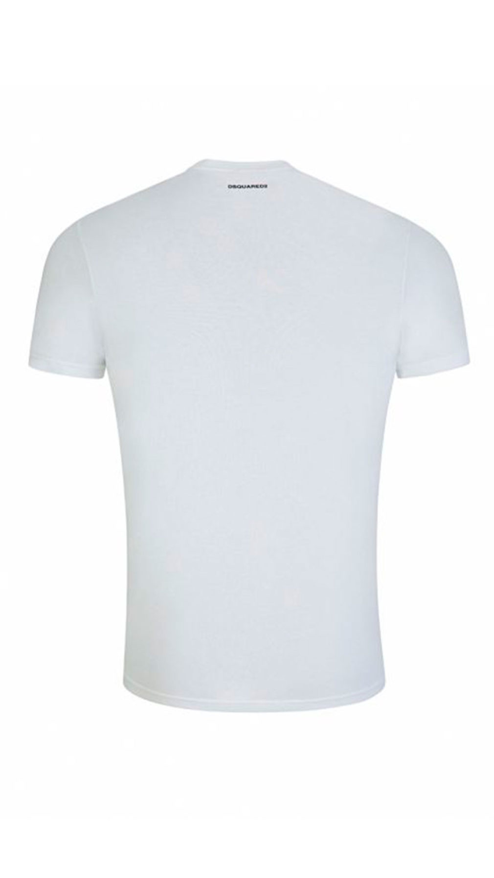 Camiseta dsquared2 manga corta básica con logo parte trasera