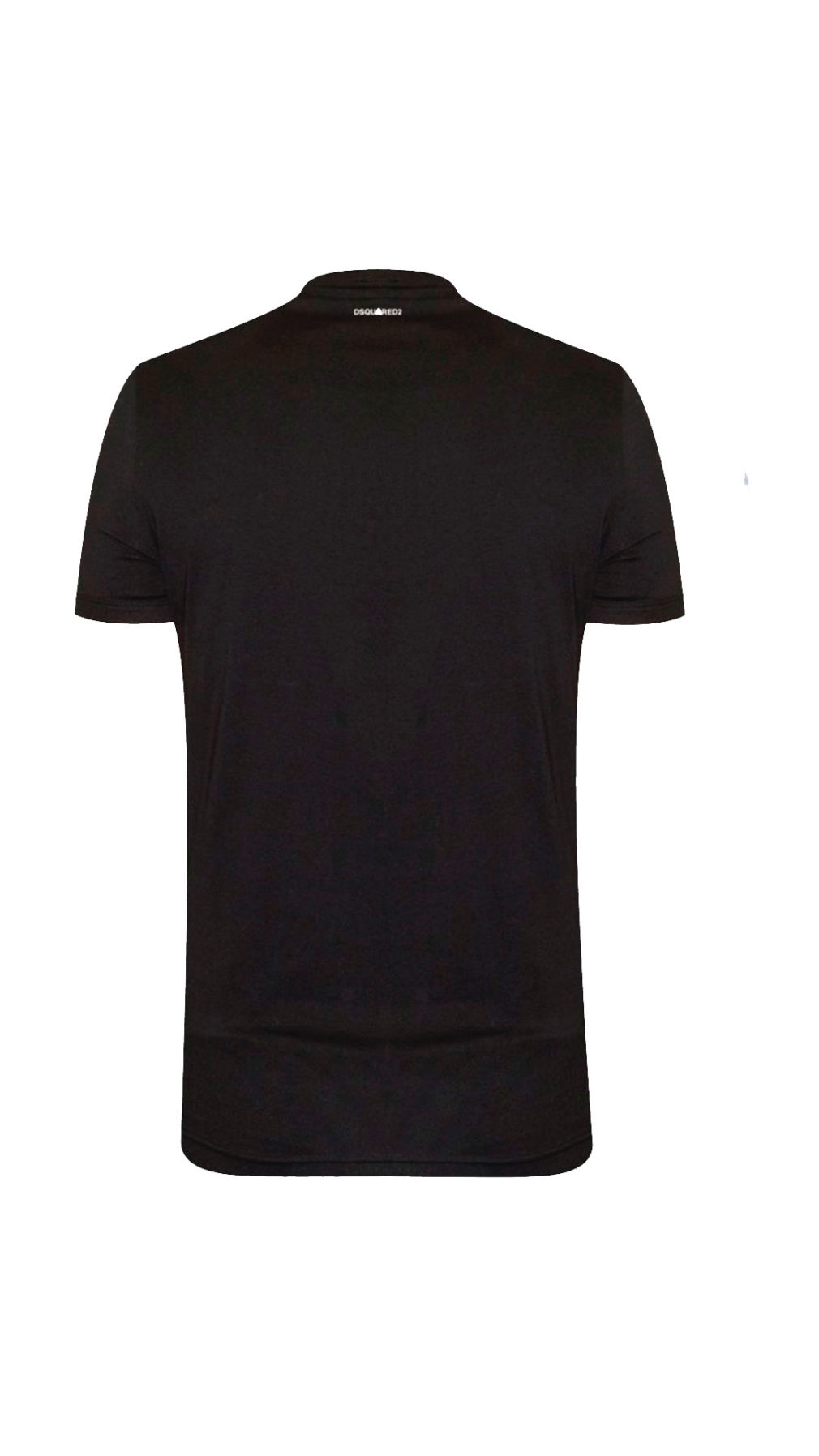 Camiseta dsquared2 manga corta básica con logo parte trasera