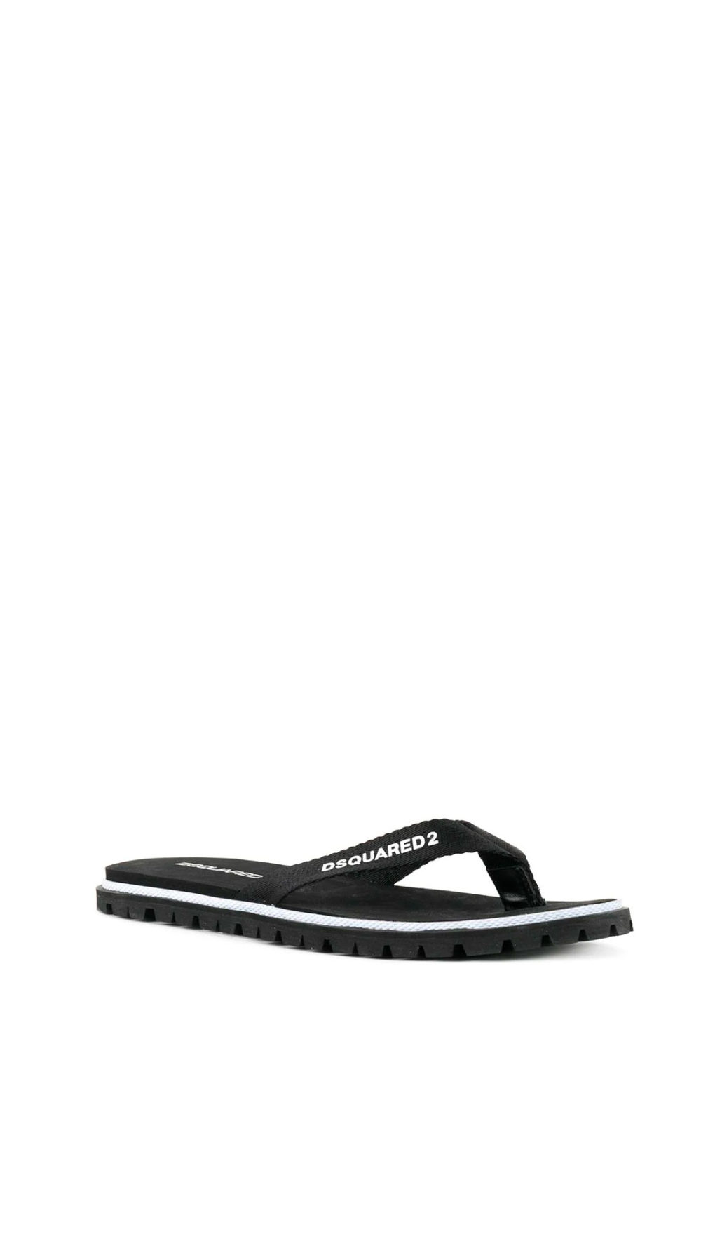 Chancla dsquared2 con logo en la tira