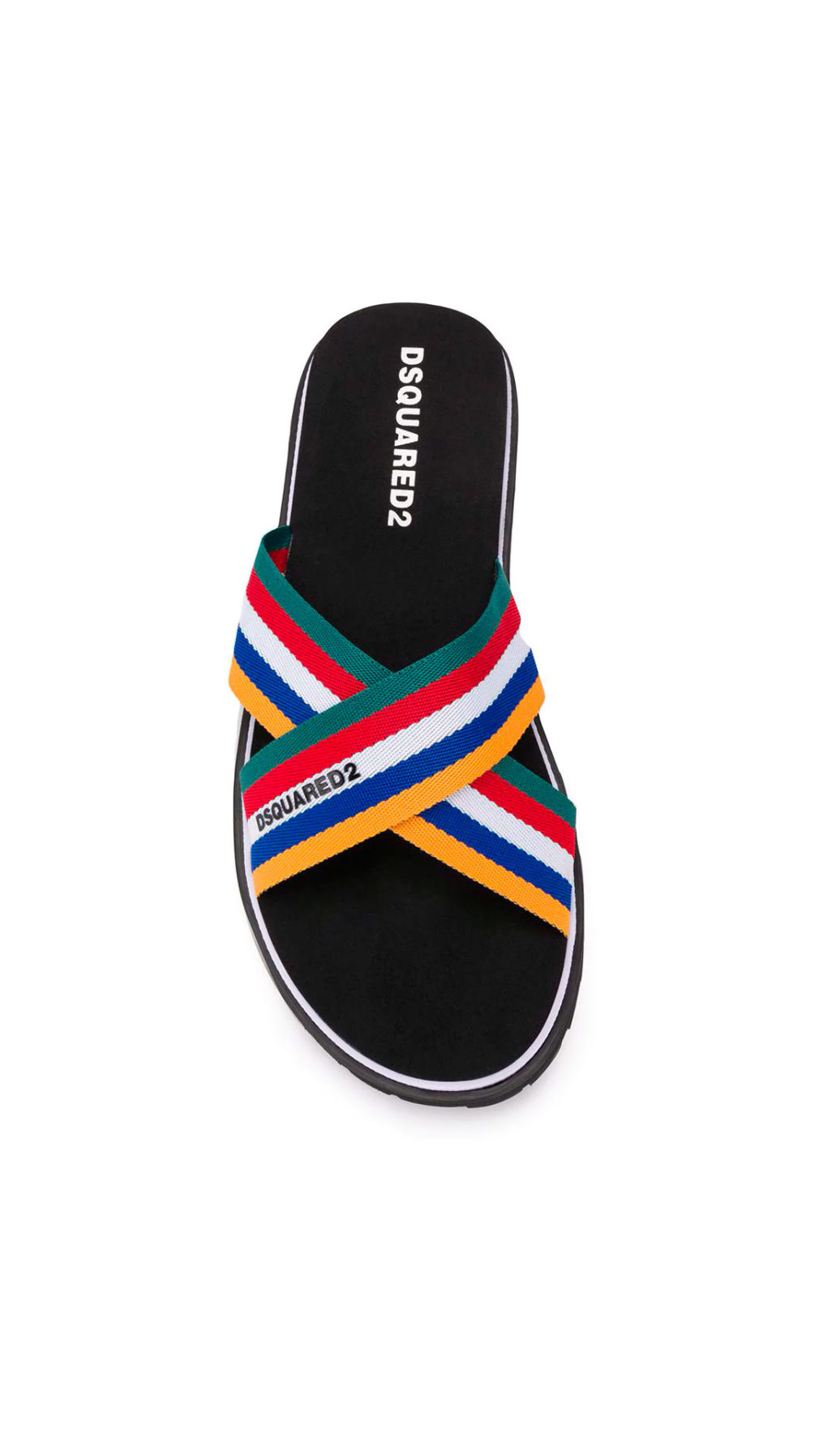 Chancla dsquared2 logo en la cinta