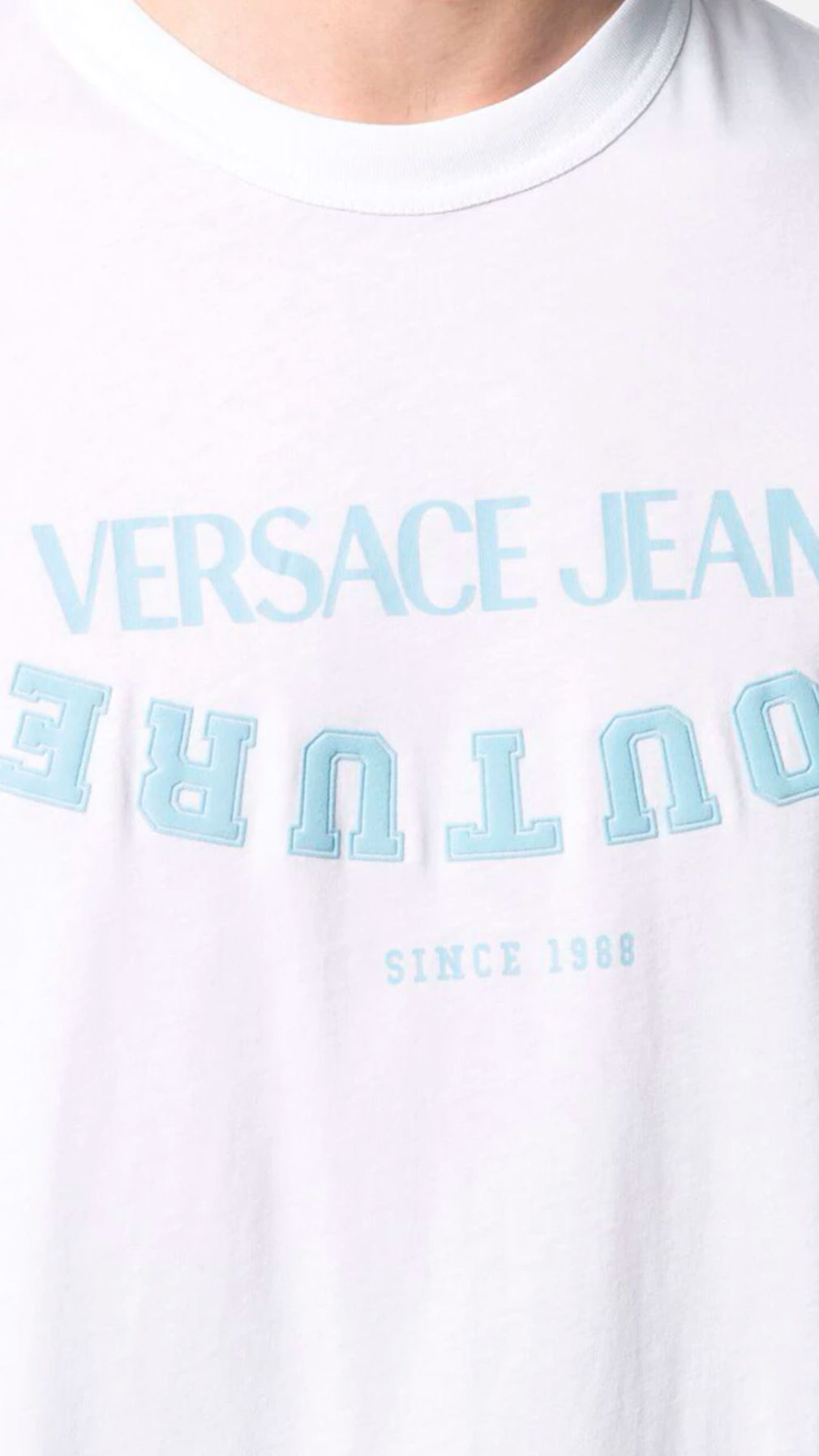 Camiseta versace jeans couture manga corta logo en pecho