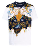 Camiseta versace jeans couture manga corta estampado barroco