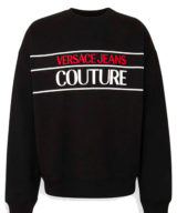 Sudadera Versace Jeans Couture con contraste del logo bordado y engomado