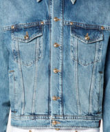 Chaqueta versace jeans couture vaquera logo bordado en espalda