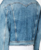Chaqueta versace jeans couture vaquera logo bordado en espalda