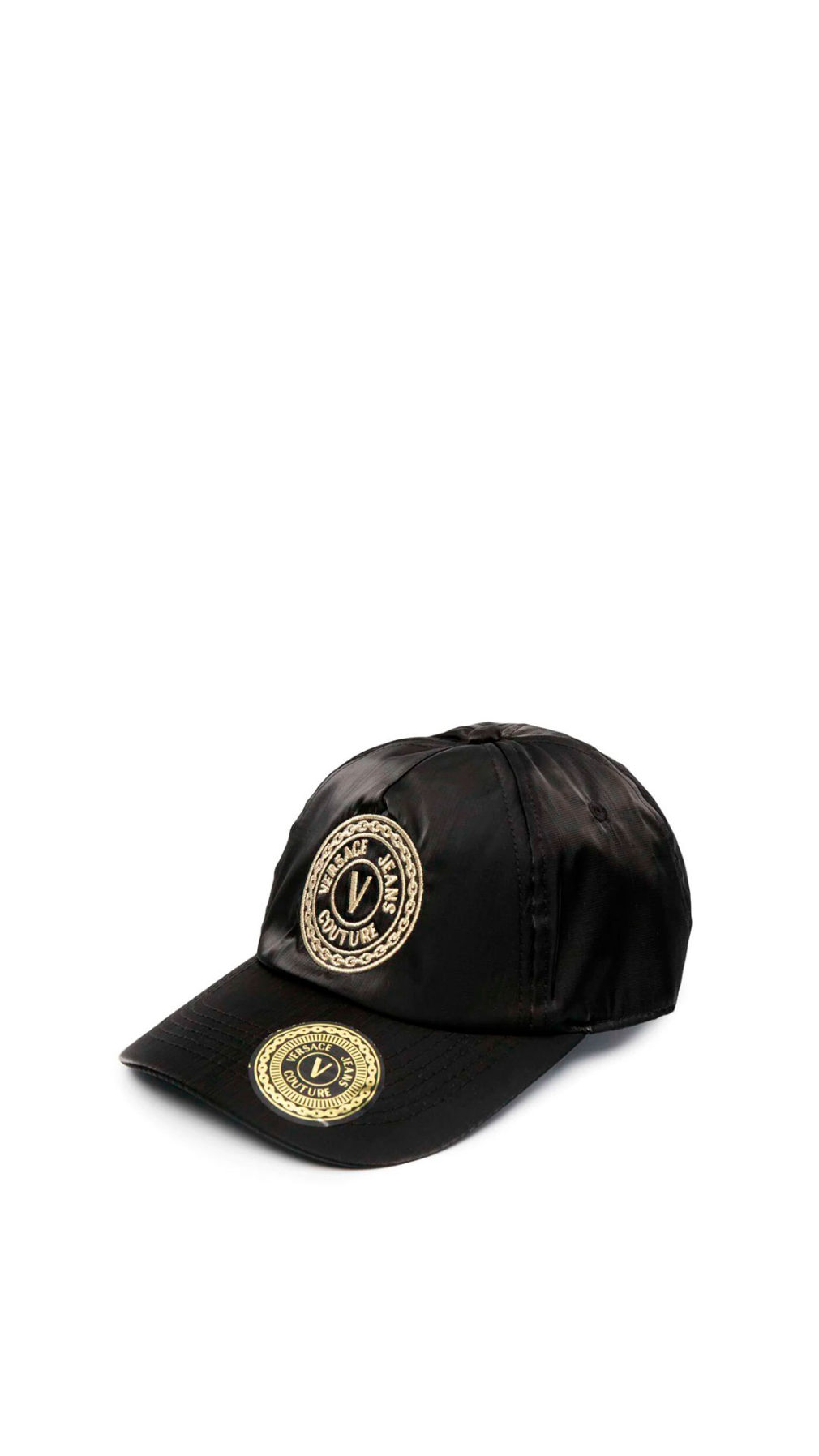 Gorra versace jeans couture logo bordado en oro