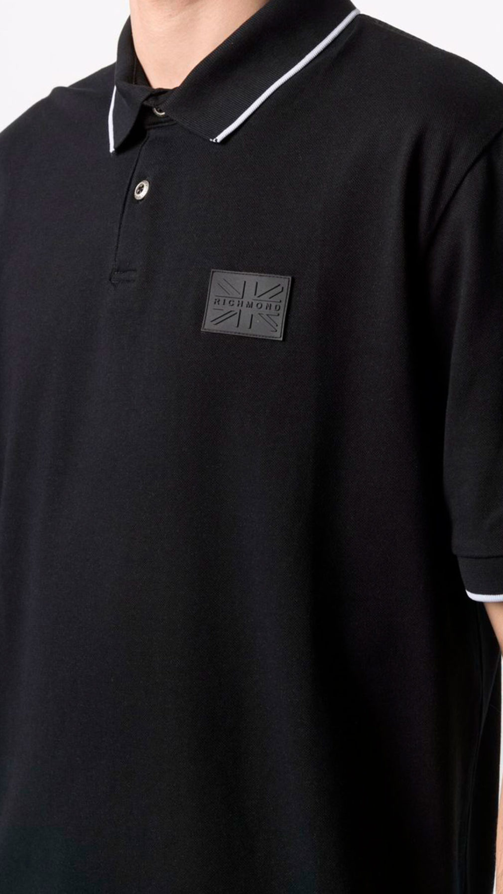 Polo john richmond manga corta