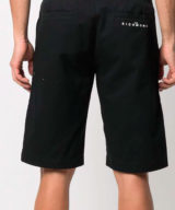 Pantalones john richmond cortos negros logo parte posterior