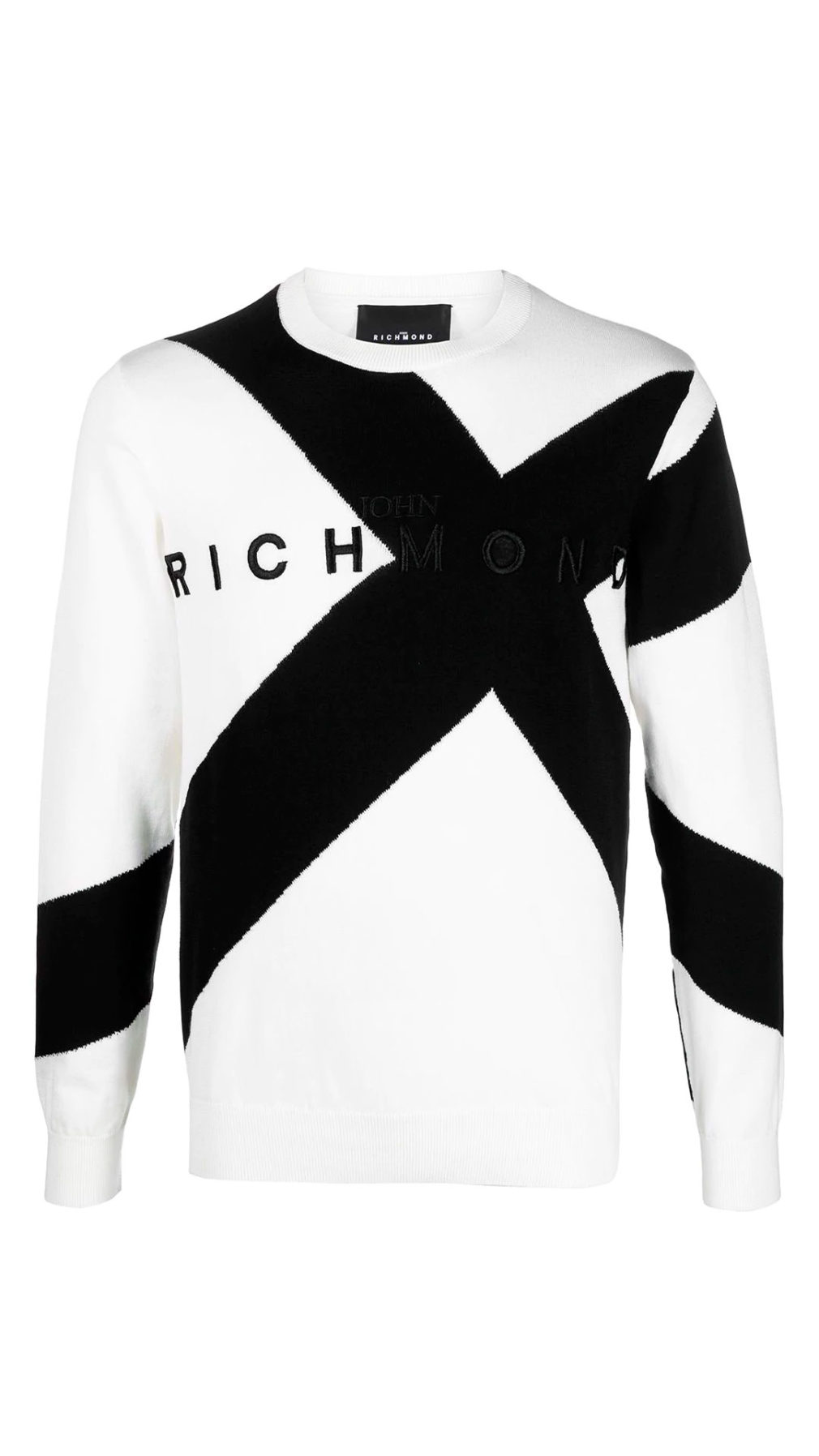 Jersey john richmond de lana con logo bordado