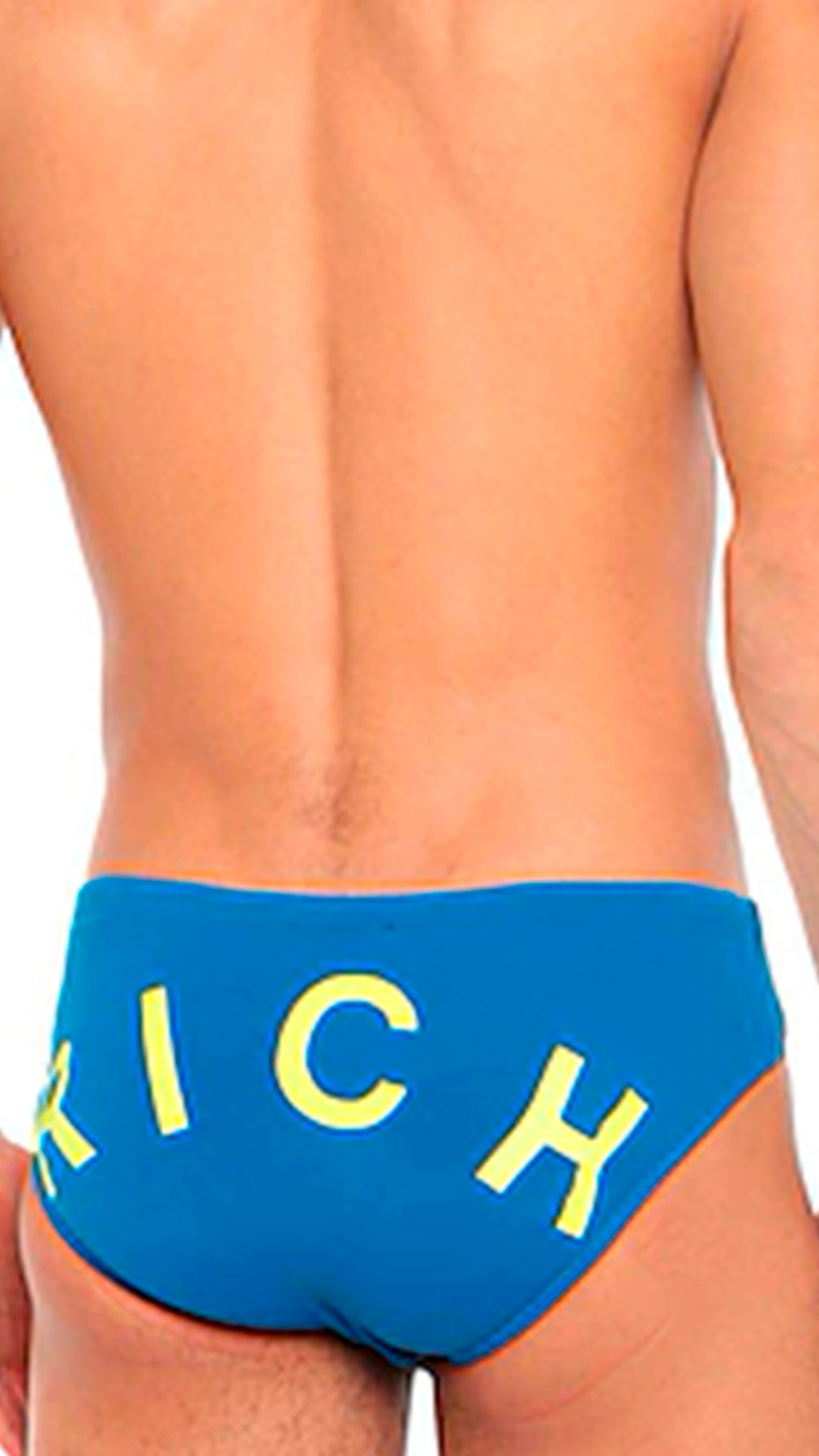 Bañador john richmond con logo parte trasera