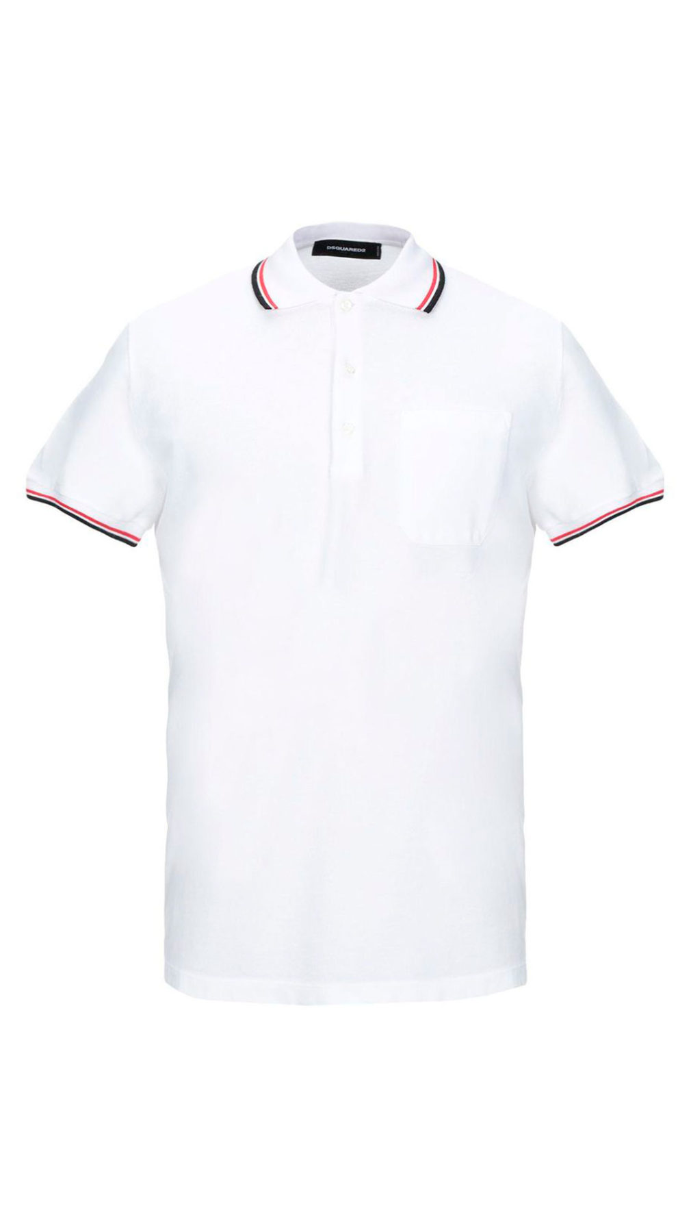 Polo dsquared2 manga corta