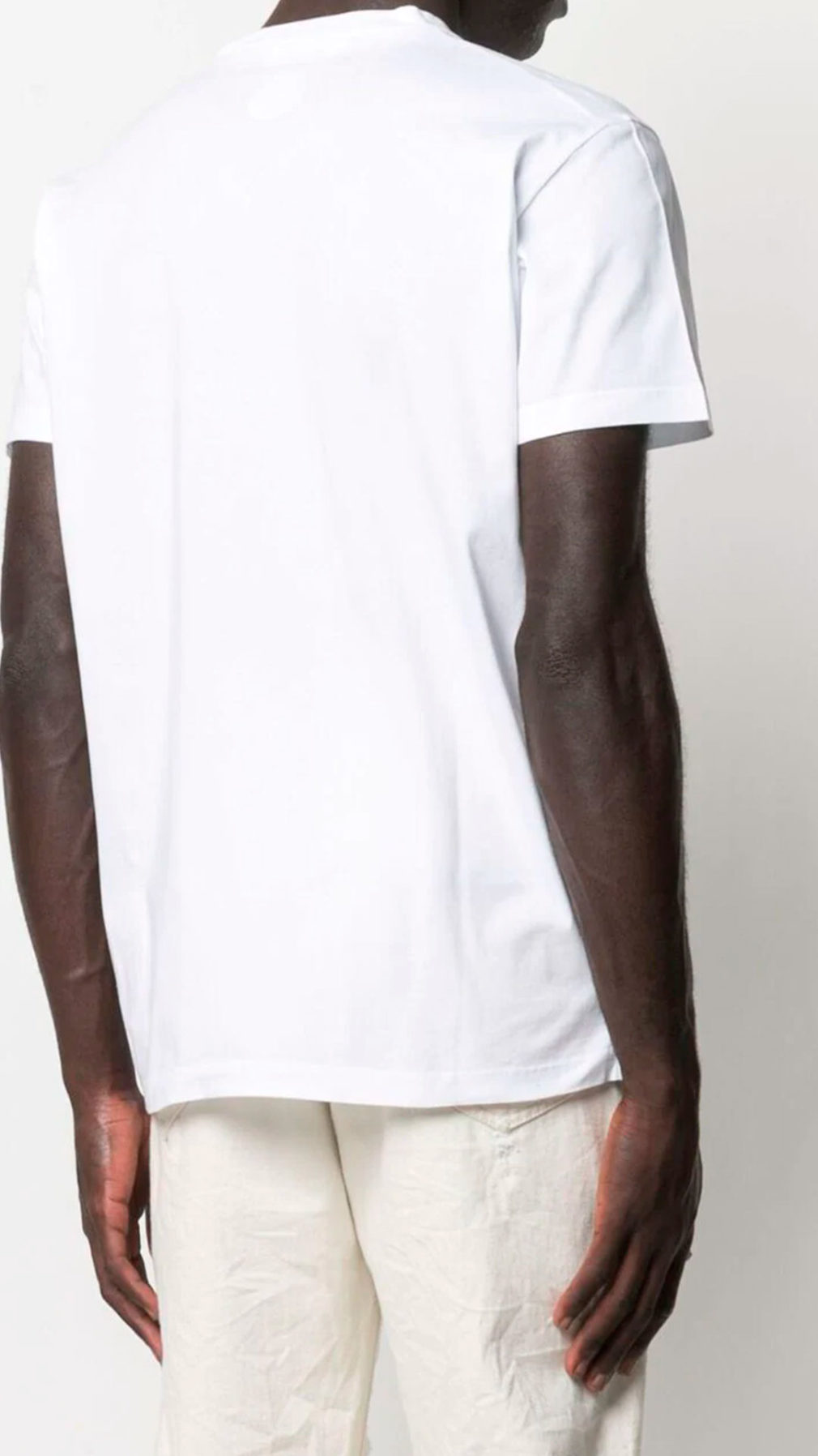 Camiseta dsquared2 manga corta con estampado de tigre parte delantera