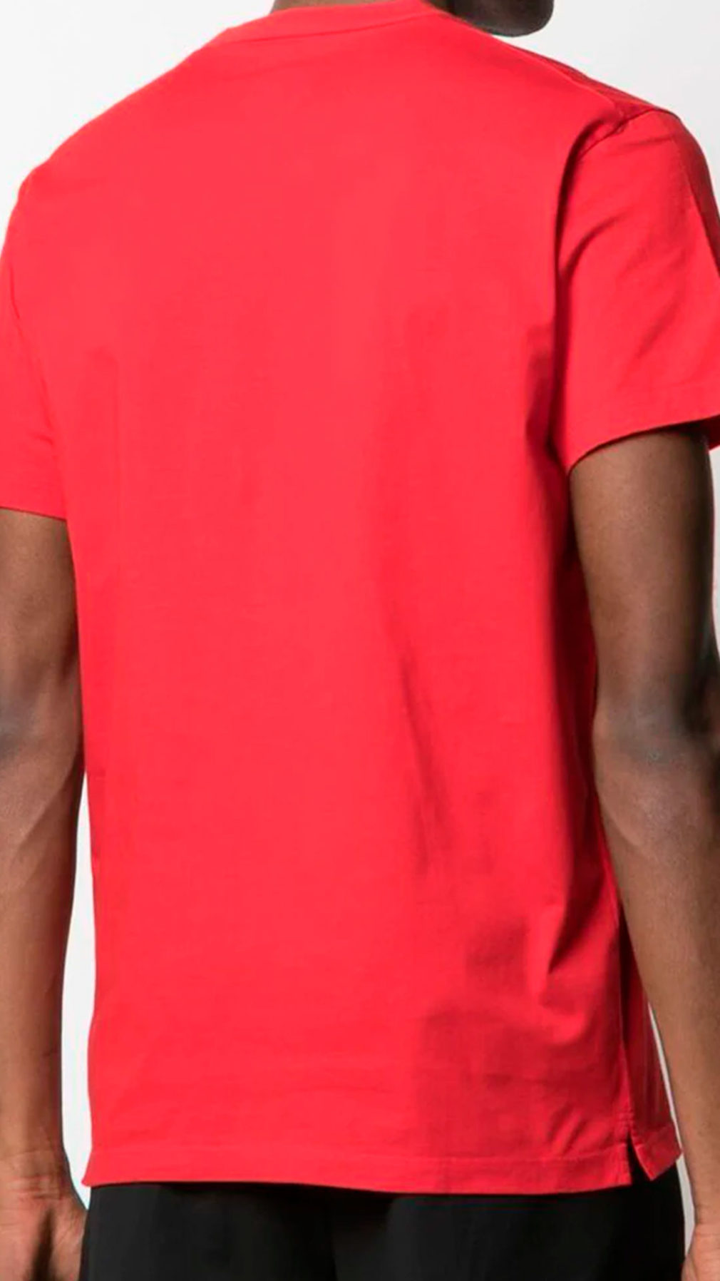 Camiseta dsquared2 manga corta con estampado de tigre parte delantera
