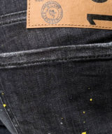 Jeans slim dsquared2 desgastado con manchas de pintura