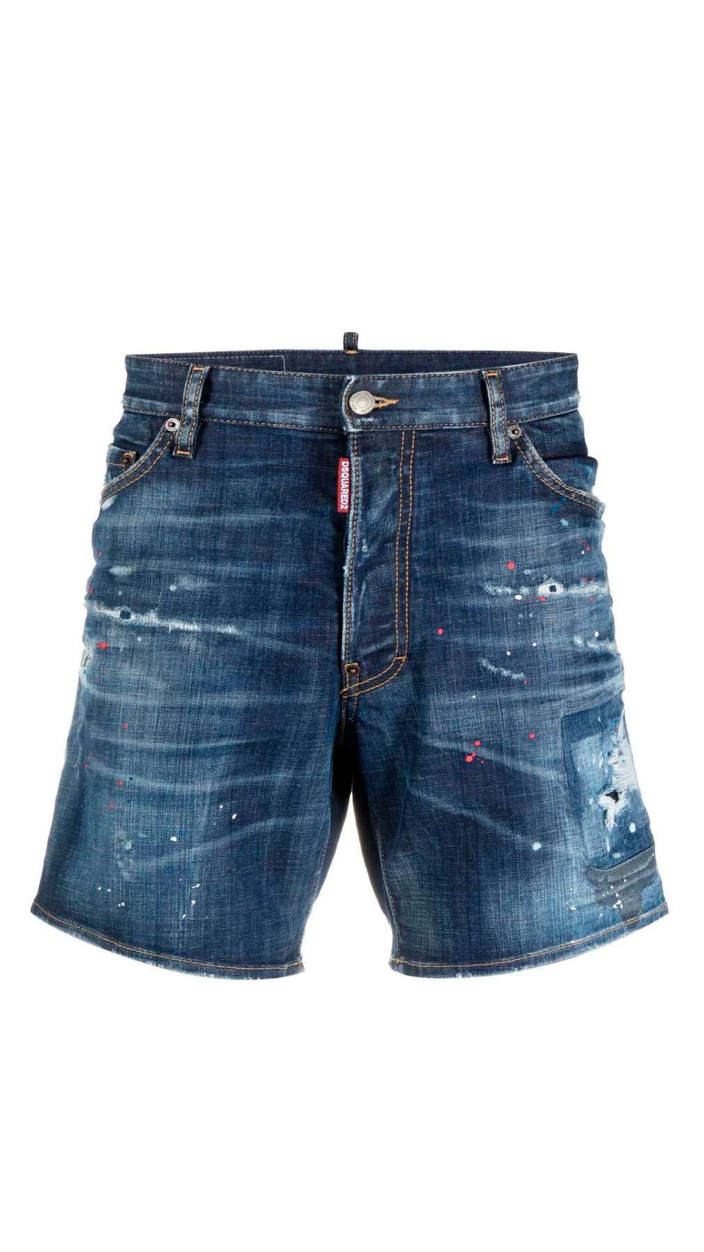 Bermudas dsquared2 tejanas efecto envejecido