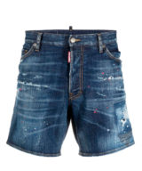 Bermudas dsquared2 tejanas efecto envejecido