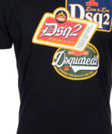 Camiseta dsquared2 con logo estampados