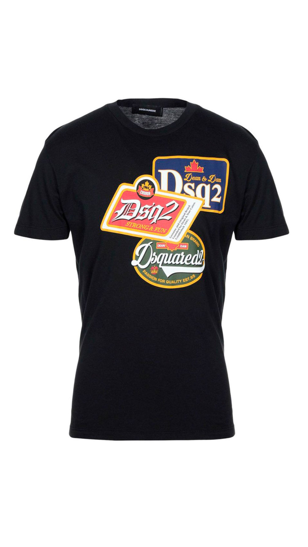 Camiseta dsquared2 con logo estampados