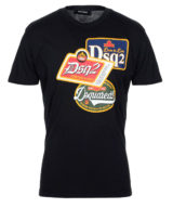 Camiseta dsquared2 con logo estampados