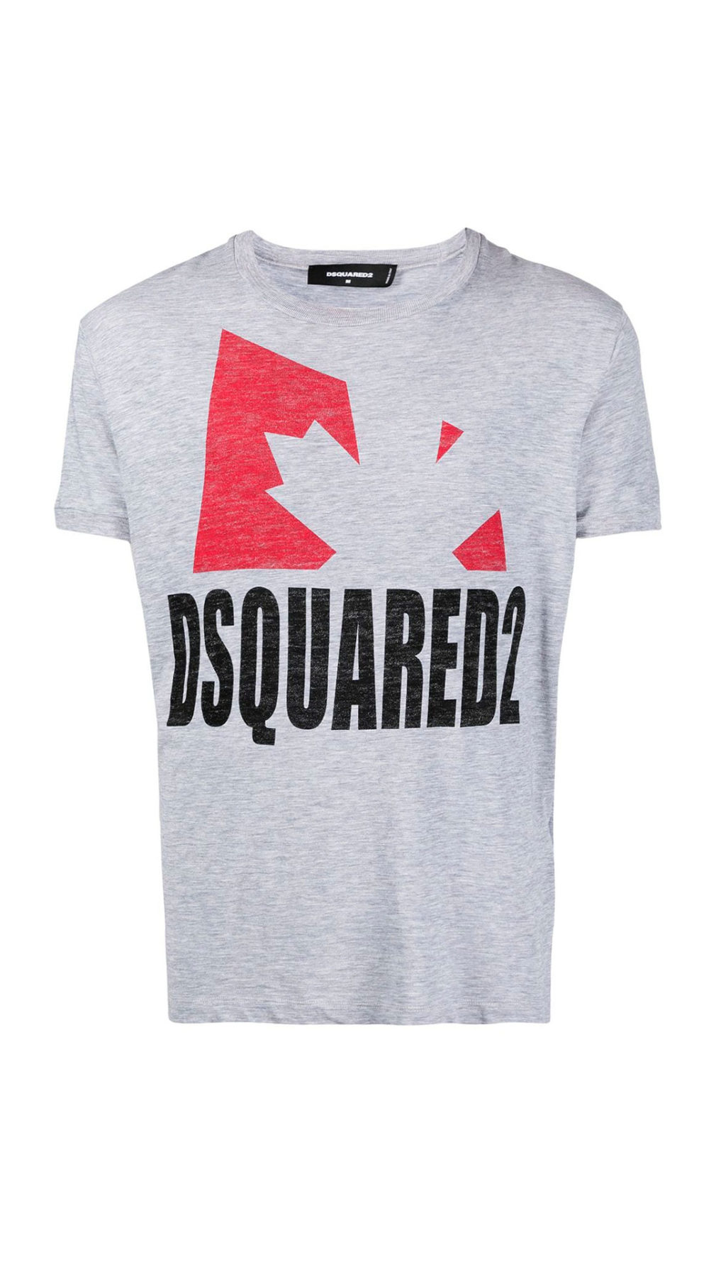 Camiseta Dsquared2 logo estampado hoja Canadá